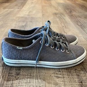 Ked’s Dream Foam Tennis Shoes, Womens Size 7, Gray, Excellent Condition